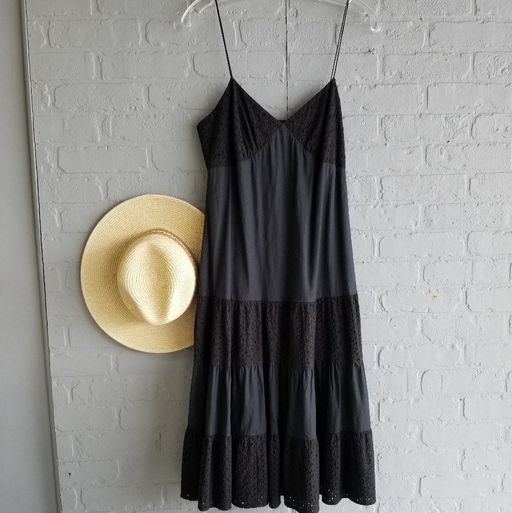 Michael Kors Black Eyelet Dress